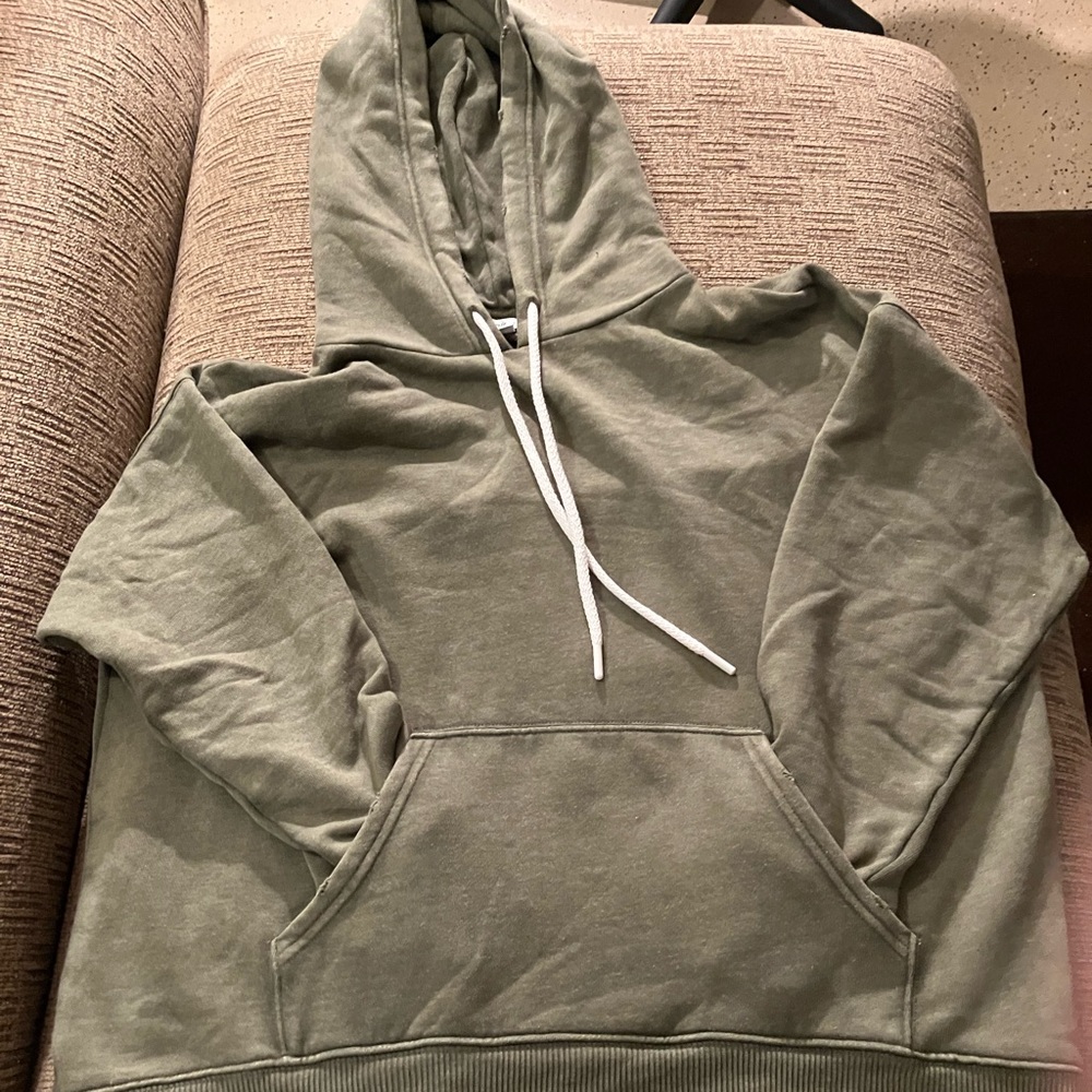 Aerie olive green sweat shirt